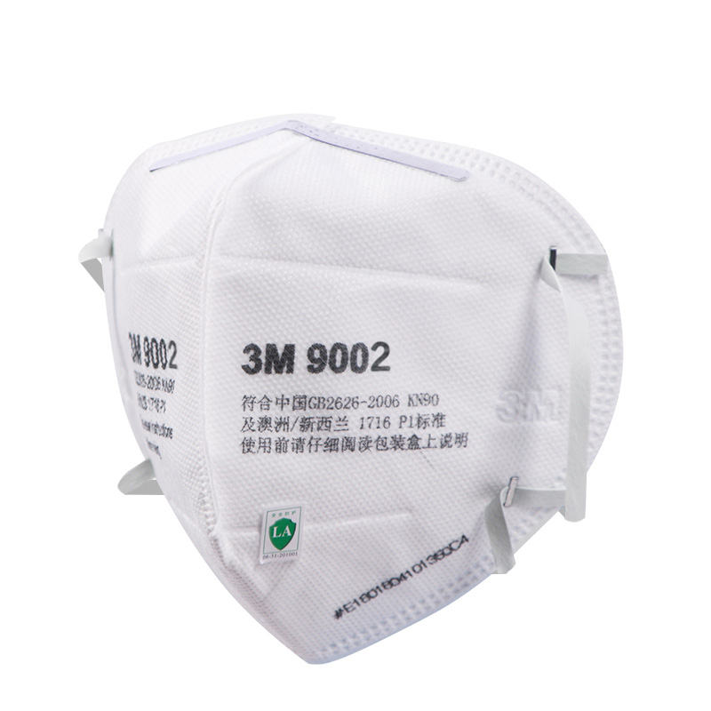 3M9002折叠式头带式防尘口罩图片2