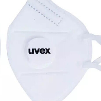 UVEX优唯斯8721210折叠式带阀KN95防尘口罩图片3