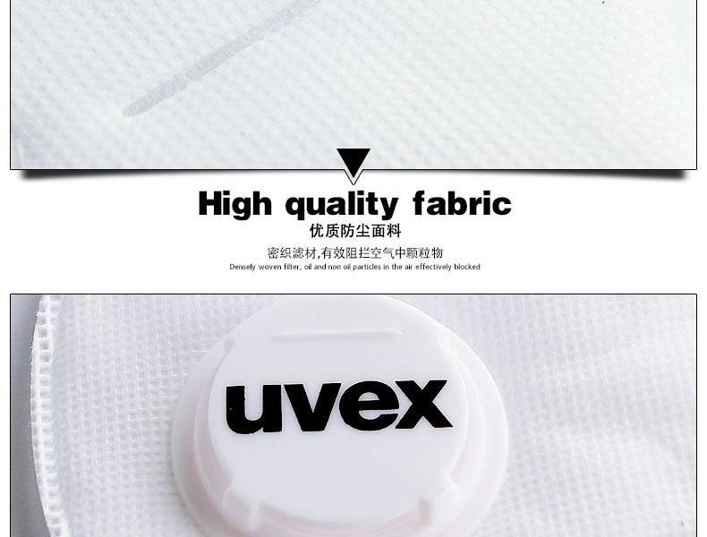 UVEX优唯斯8721210折叠式带阀KN95防尘口罩图片6